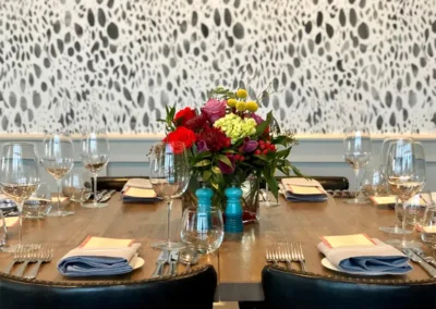 private dining room flowers